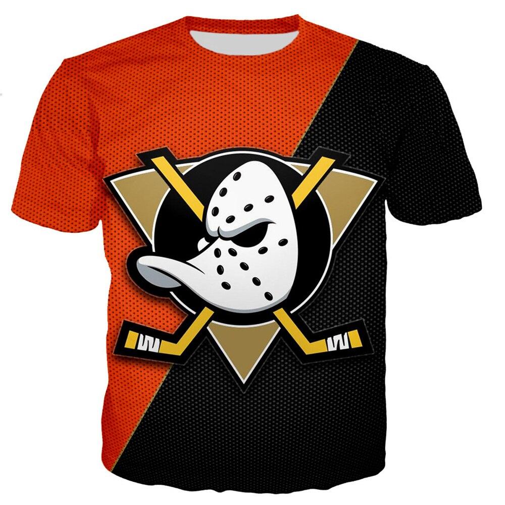 ETST WENDY Zomer Grappig Mighty Duck Grafisch T-shirt Voor Mannen Streetwear Jongens En Meisjes Casual Gezellige Trend All-Matched T-shirts Tee Tops 5XL