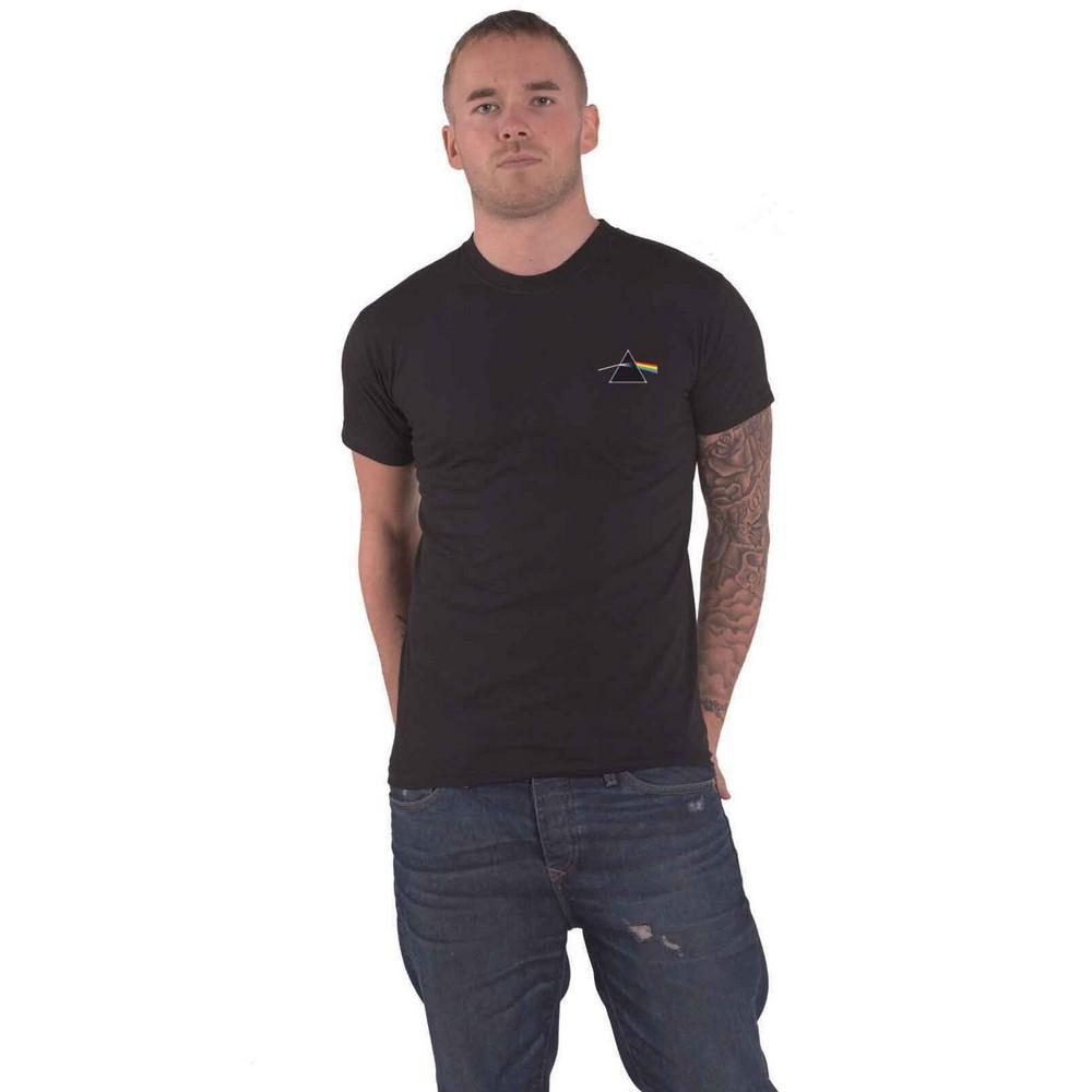Pink Floyd Unisex volwassen DSOTM T-shirt met rugprint S zwart
