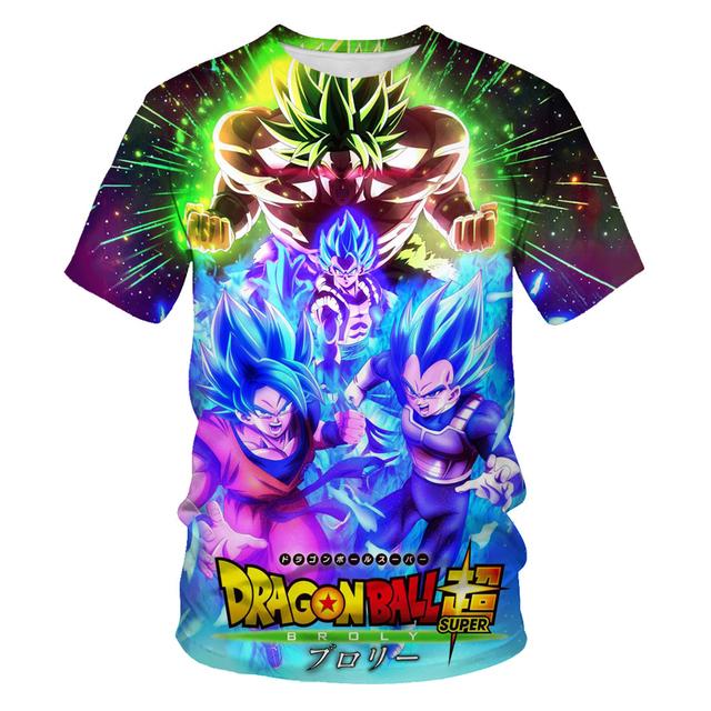 Baibao QIQI Zomer Mode Nieuwe Super Lichtgevende 3D Afdrukken Patroon Heren Jongens Korte Mouw Trend Casual T-shirt Kleding XXS-6XL L