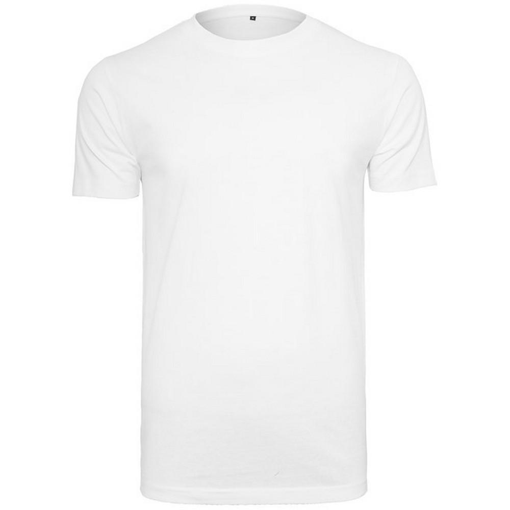 Build Your Brand Heren biologisch T-shirt met ronde hals M