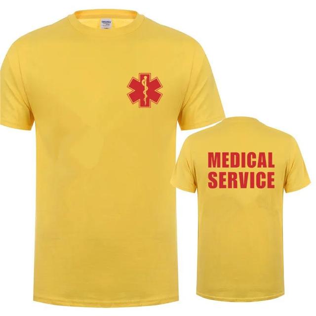 Baibao QIQI EMT Paramedicus Medische Hulpdiensten T-shirt Mannen Casual T-shirt Korte Mouw Mans Cool Tops XXS-6XL XXL