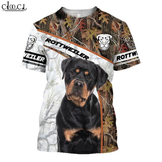 Xin nan zhuang Rottweiler 3D mannen vrouwen Gedrukt T-shirt Grote Harajuku Kleding Mode Nieuwigheid Grappige Brand Design T-Shirt Tee XXXXL