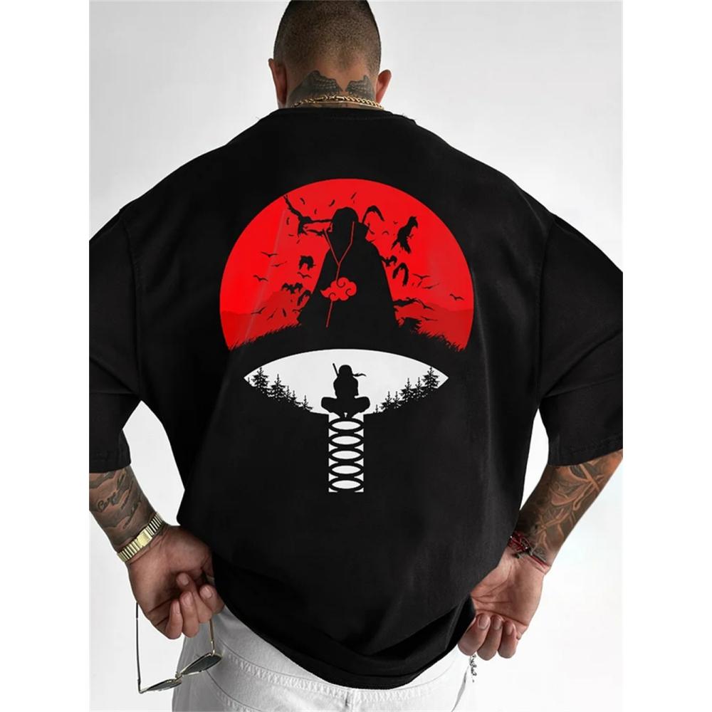 Xr 01 Zomer Anime High Street Oversize T-shirt 3d Print Heren T-shirt Hip Pop Korte Mouw Retro Street T-shirt Voor Heren L