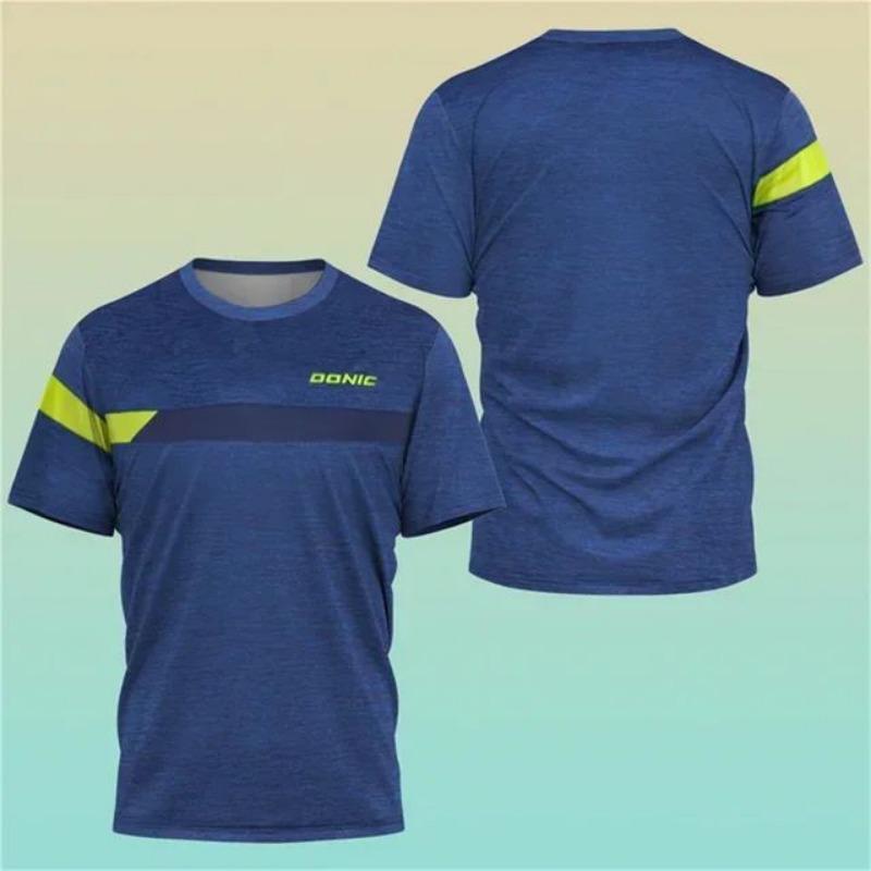 ETST WENDY 005 Nieuw 3D Print T-shirt Heren Jersey Shirt Haikyuu Tafeltennis Sportshirt Training Zweetabsorberend Comfortabel Top Badminton T-shirts L