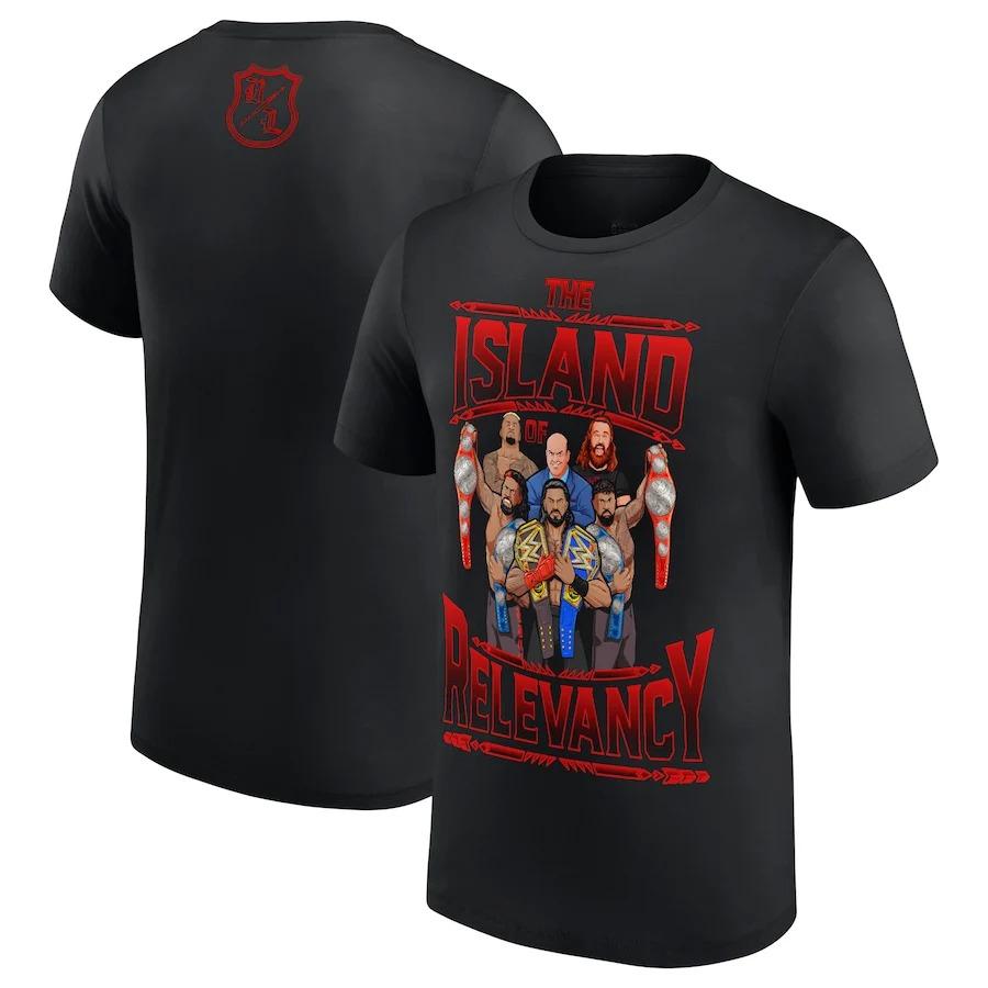 Kukebang Heren Zwart The Bloodline We The Ones 3d Print Heren T-shirt Zomer T-shirts Korte Mouw Mode Dames Kinderkleding Tops M