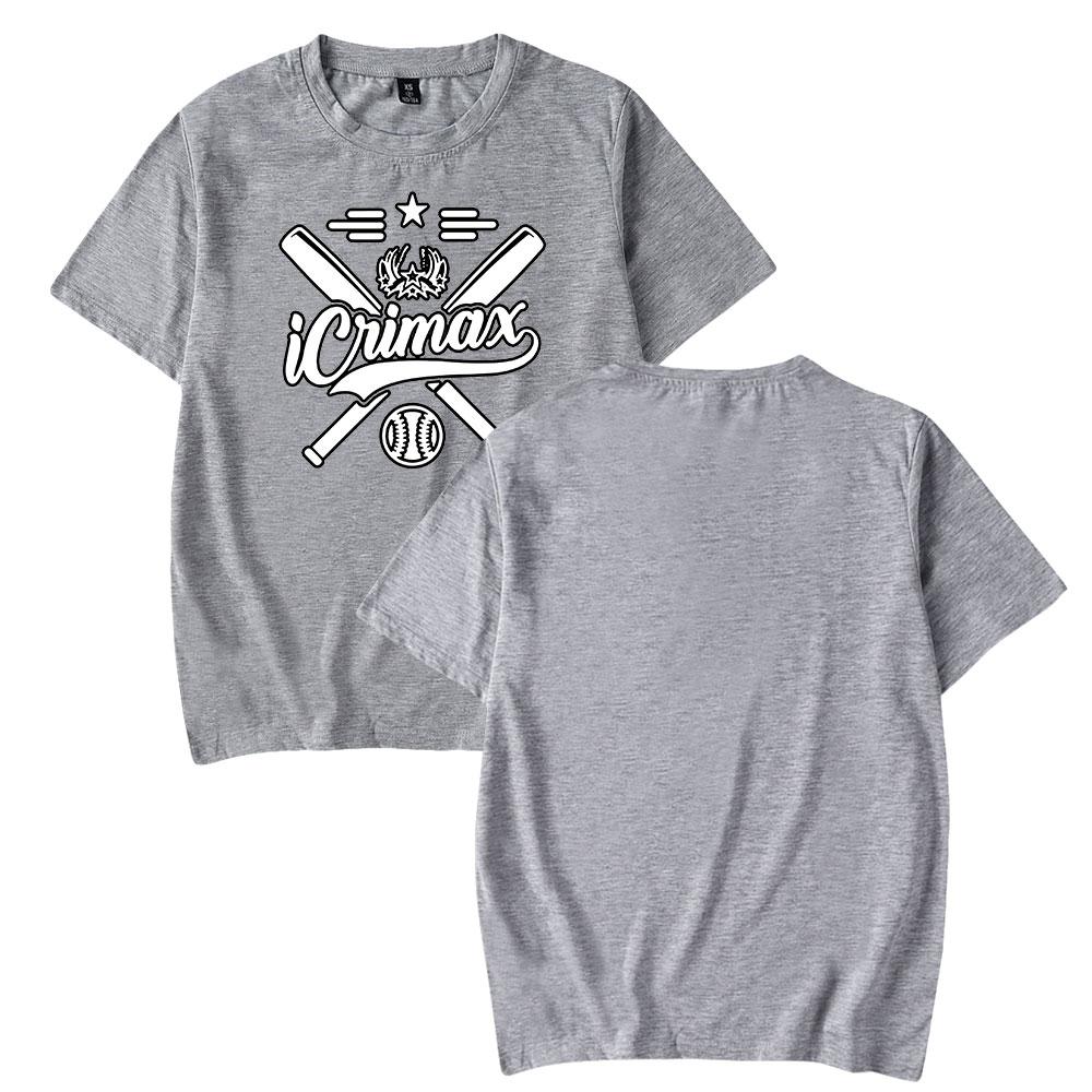TOP COOL FASHION Icrimax T-shirt voor heren Zomerkleding Fitness O-hals Mannen T-shirt voor heren Oversized Nieuwe heren T-shirts Tops XS