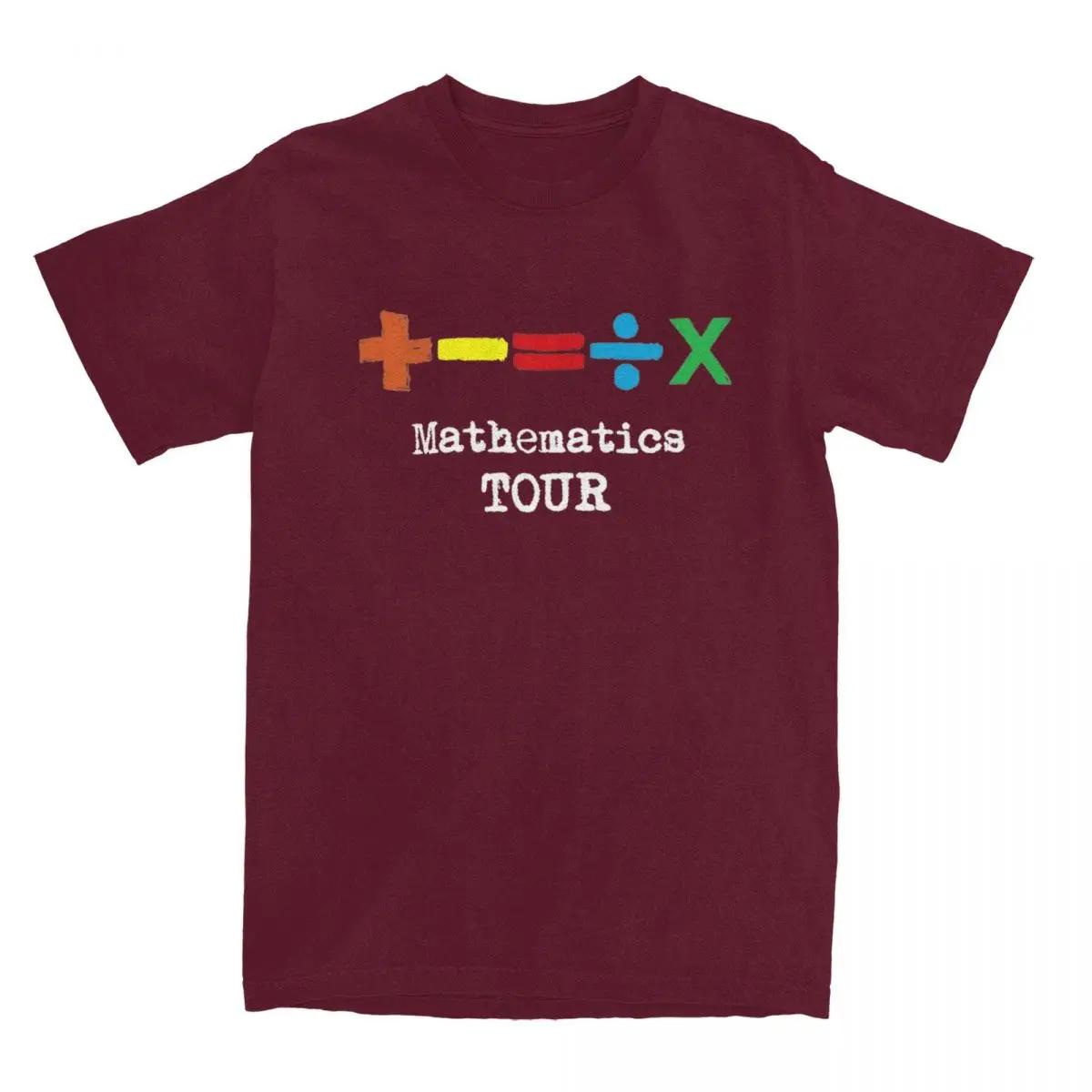 A Good-Looking T-shirt The Mathematics Tour T-shirt Strand Ed Sheeran Vintage T-shirts Katoen Hip Hop T-shirt Voor Mannen Korte Mouwen Casual T-shirts 3XL
