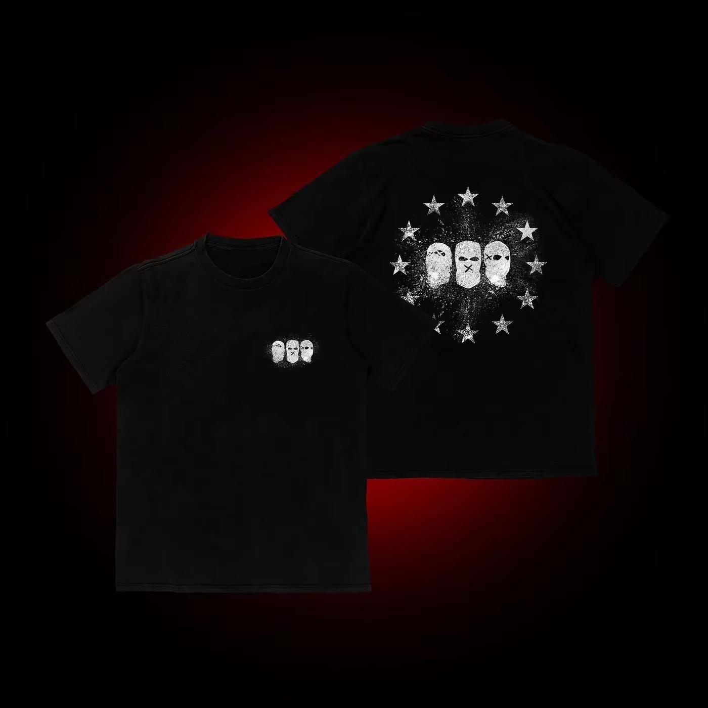 Comfortable season Omerta 47 Boksen Fan Print Heren Losse Ronde Hals T-shirt Kan Gecombineerd Worden met Een Sportief Mode T-shirt voor Zowel Mannen als Vrouwen XXXL