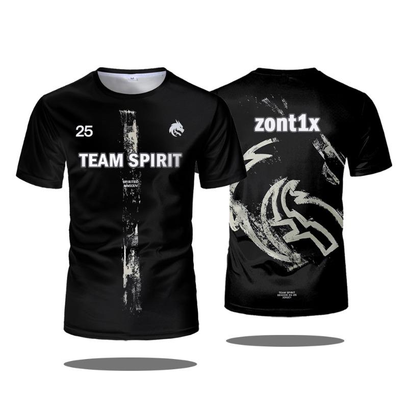 Haijian03 Team Spirit 2025 Nieuwe Truien CS2 Esports Uniformen Donk T-shirts CSGO Game Trainingskleding Sporttops voor Heren en Dames L