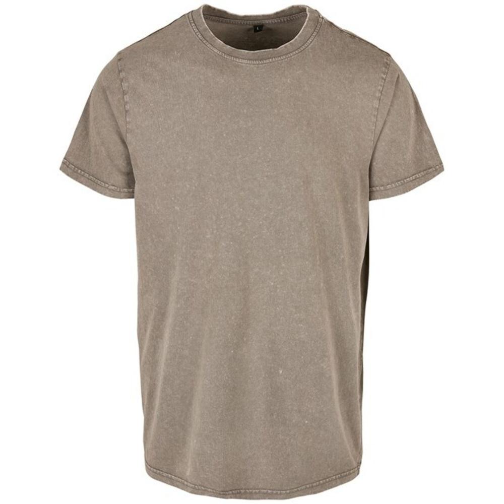 Build Your Brand Heren Acid Wash T-shirt L