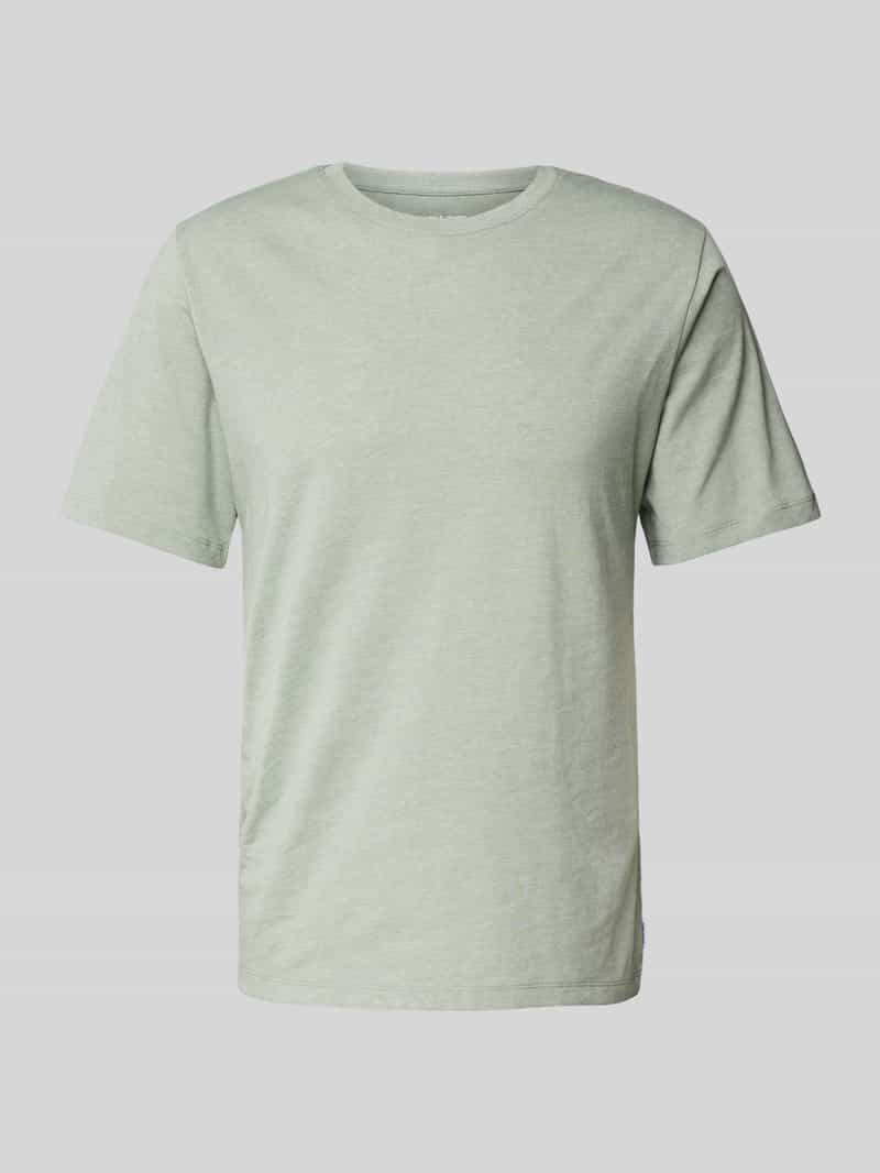 Jack & Jones Shirt met ronde hals JJEORGANIC MELANGE TEE SS O-NECK NOOS