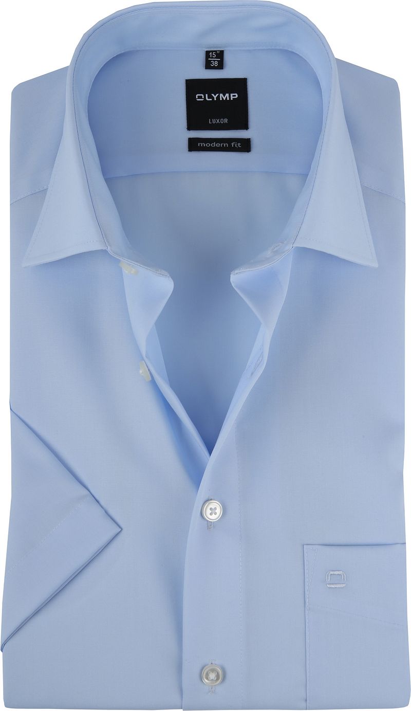 Olymp Overhemd Luxor Blauw