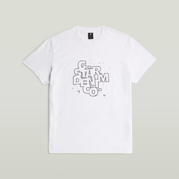 G-Star Raw T-shirt Korte Mouw  HD PRINT R T