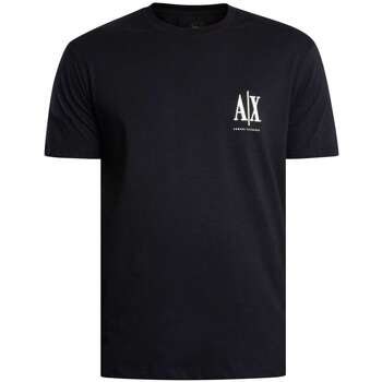 EAX T-shirt Korte Mouw  T-shirt met groot borstlogo