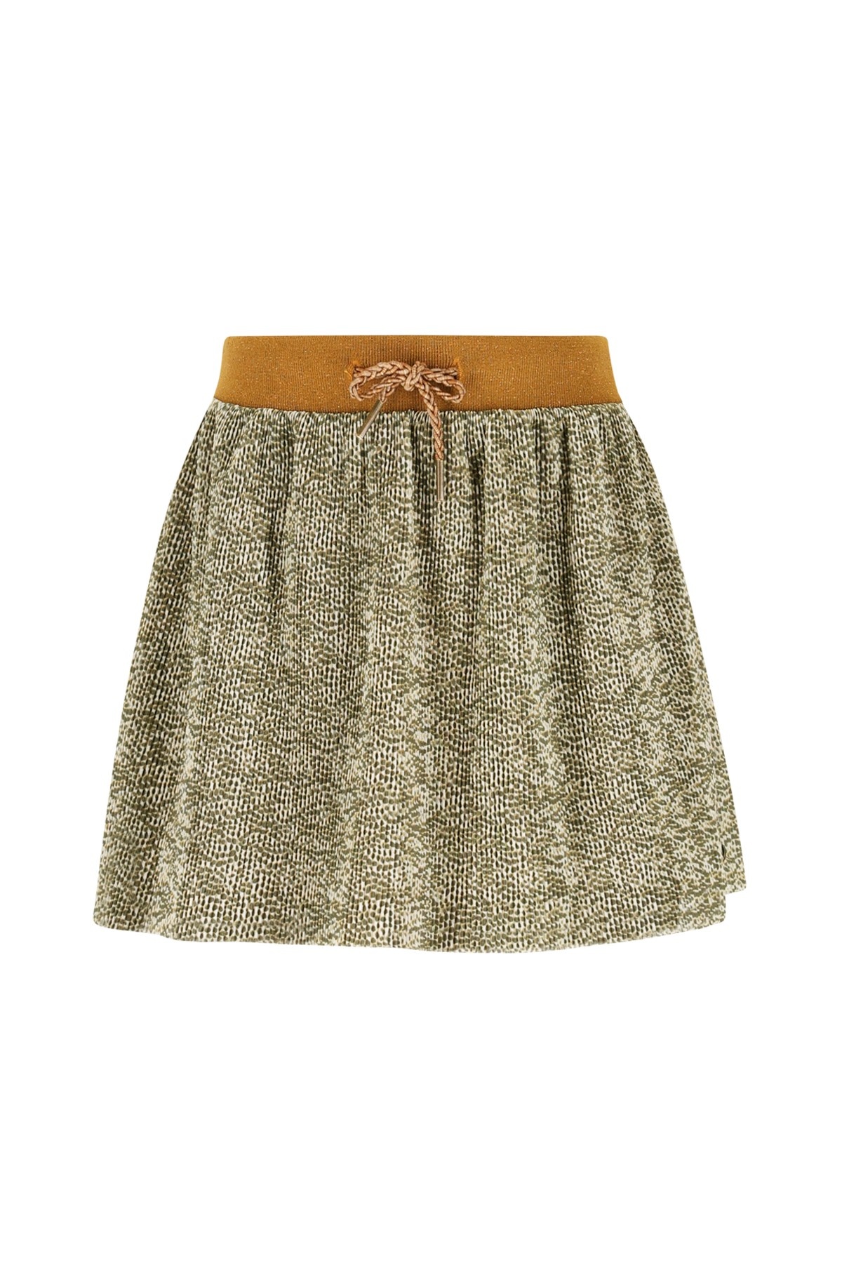 Like Flo winter mesh rok meisjes - zand - Sascha - plisse