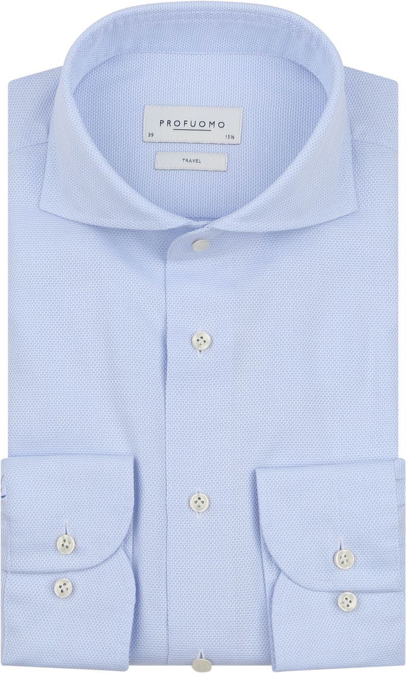 Profuomo Shirt Travel Lichtblauw