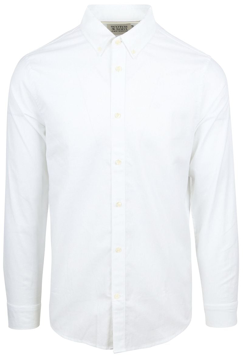 Scotch and Soda Core Oxford Overhemd Wit