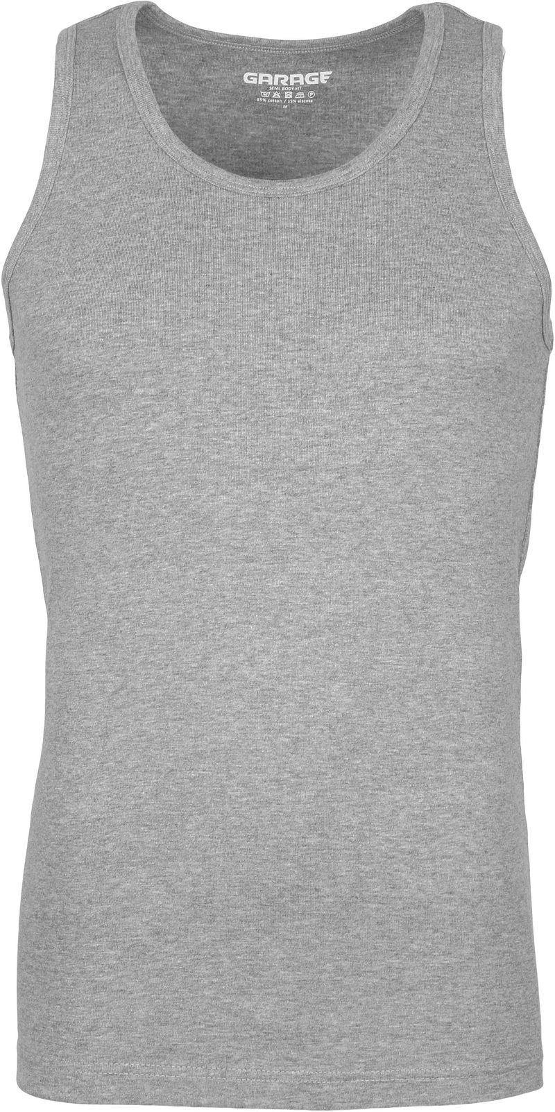 Garage Stretch Basic Singlet Grijs