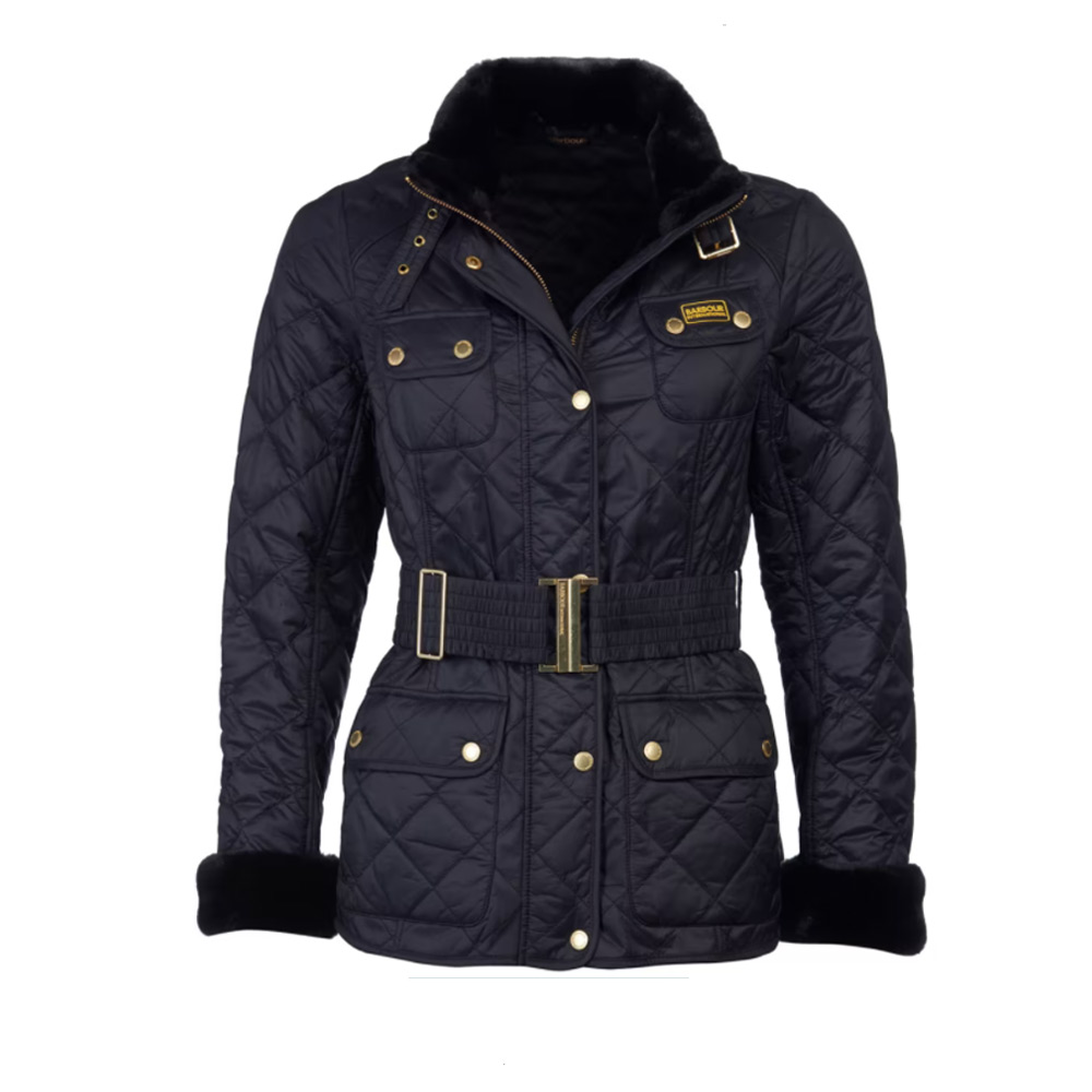 Barbour International Damesjas Modern International Polarquilt Black