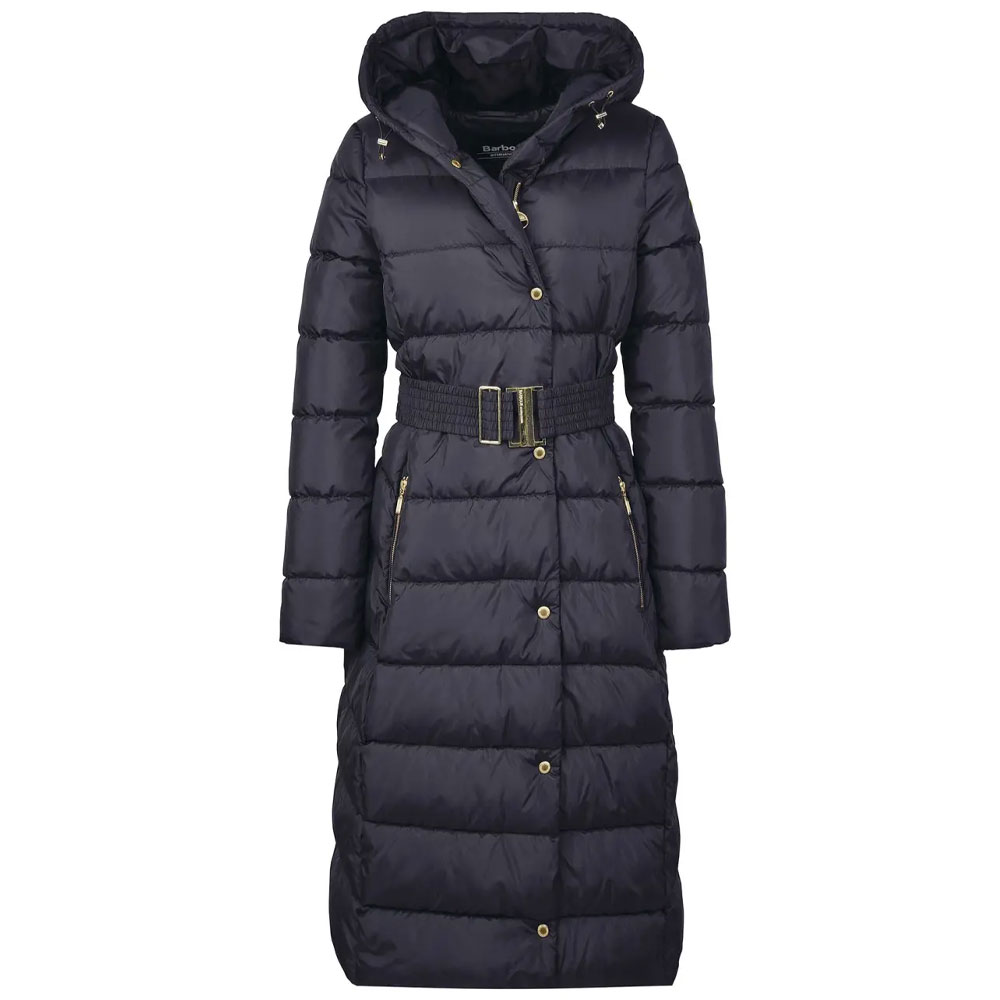 Barbour International Damesjas Track Line Puffer Black