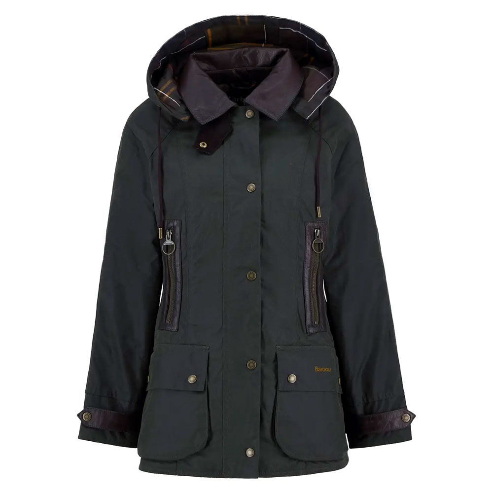 Barbour Dames Waxjas Ivy Fern