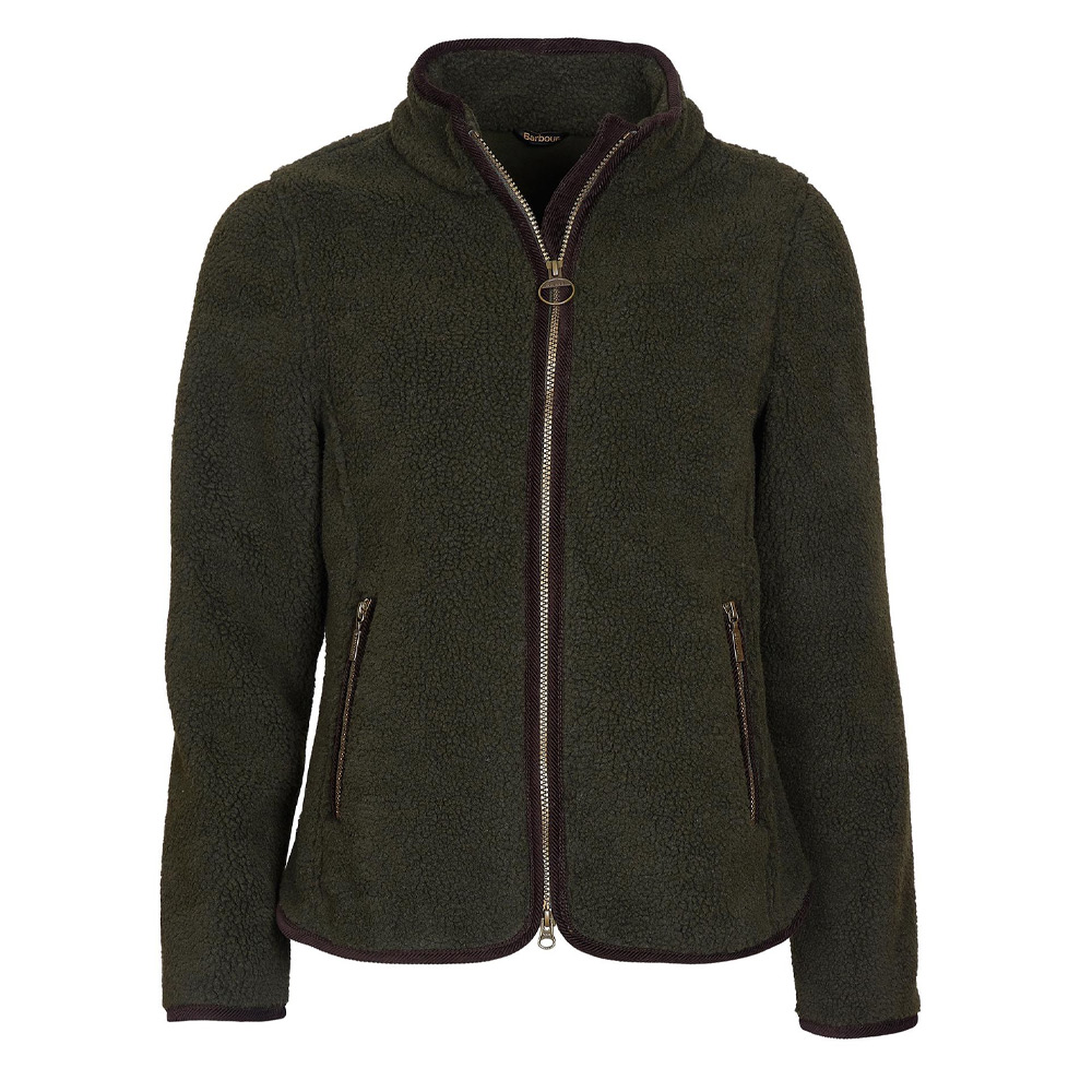 Barbour Damesvest Laven FLeece Classic Olive
