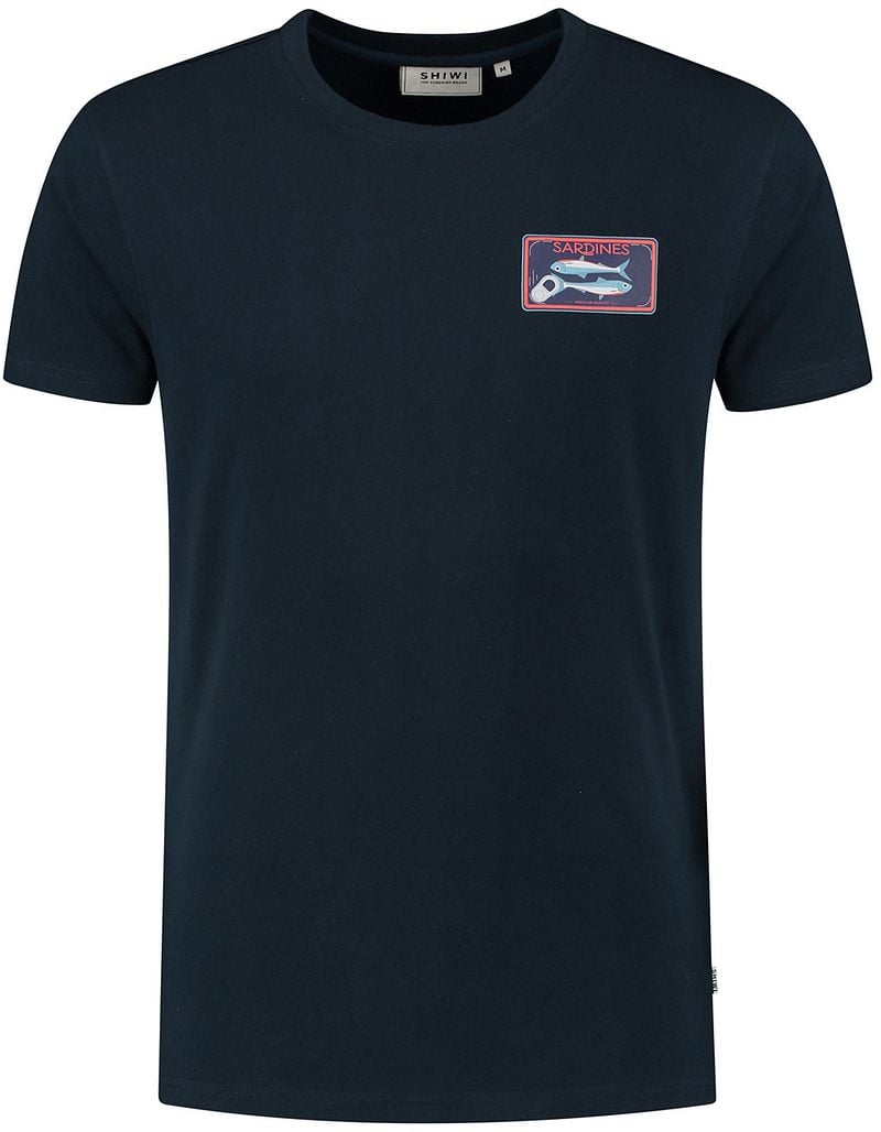 Shiwi T-Shirt Sardines Midnight Navy