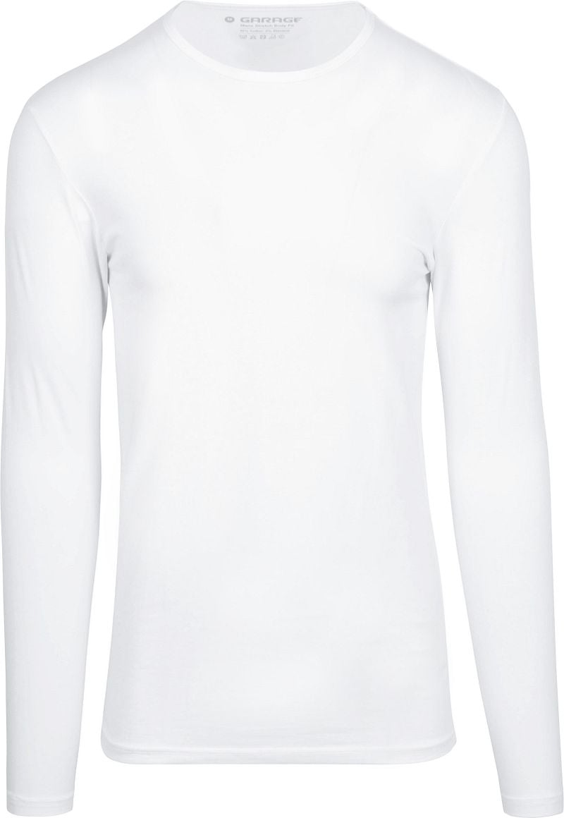 Garage Basic T-shirt Longsleeve Wit