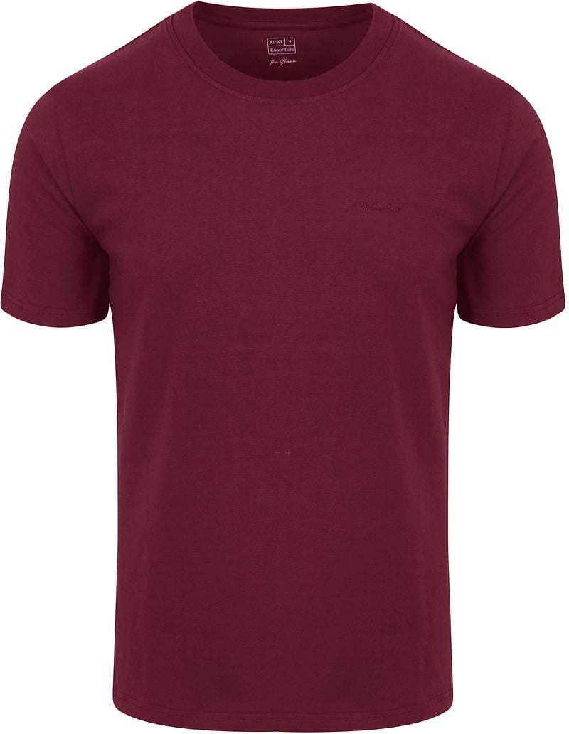 KING Essentials The Shawn T-Shirt Burgundy
