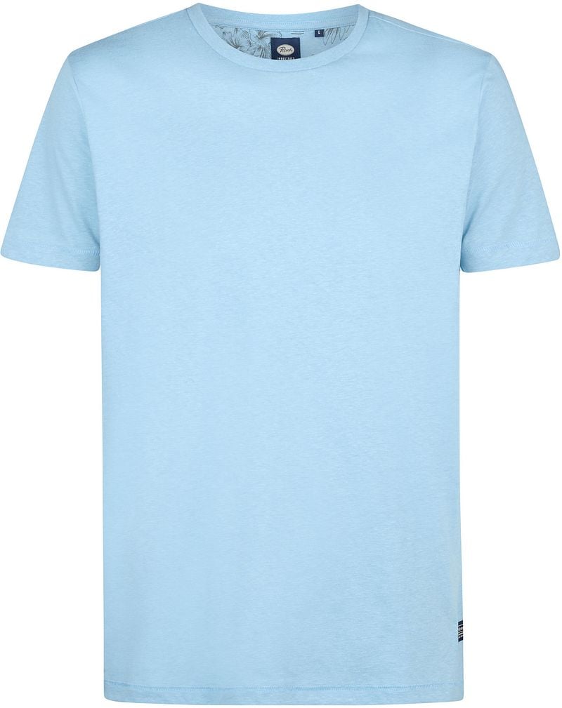 Petrol T-Shirt Viewcrest Melange Lichtblauw