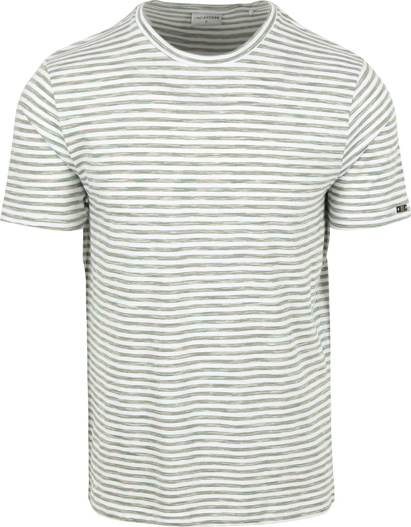 No Excess Stripes T-Shirt Green