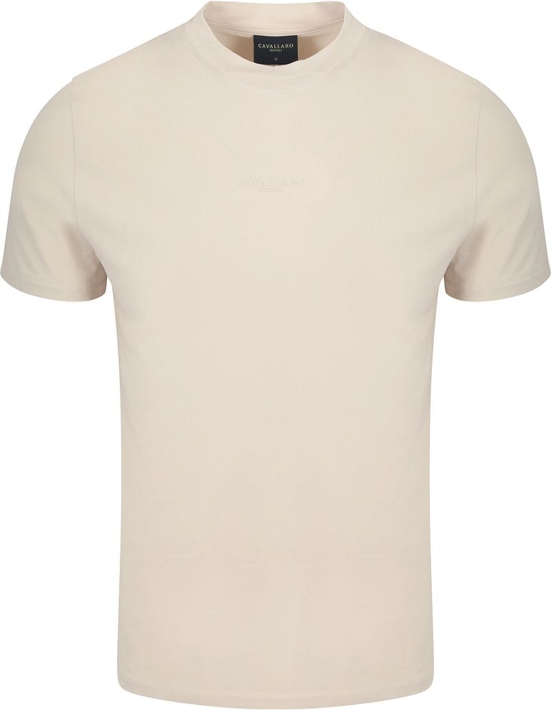 Cavallaro Napoli Cavallaro Darione T-Shirt Logo Ecru