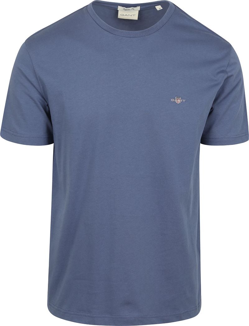 Gant T-shirt Shield Logo Dusty Navy