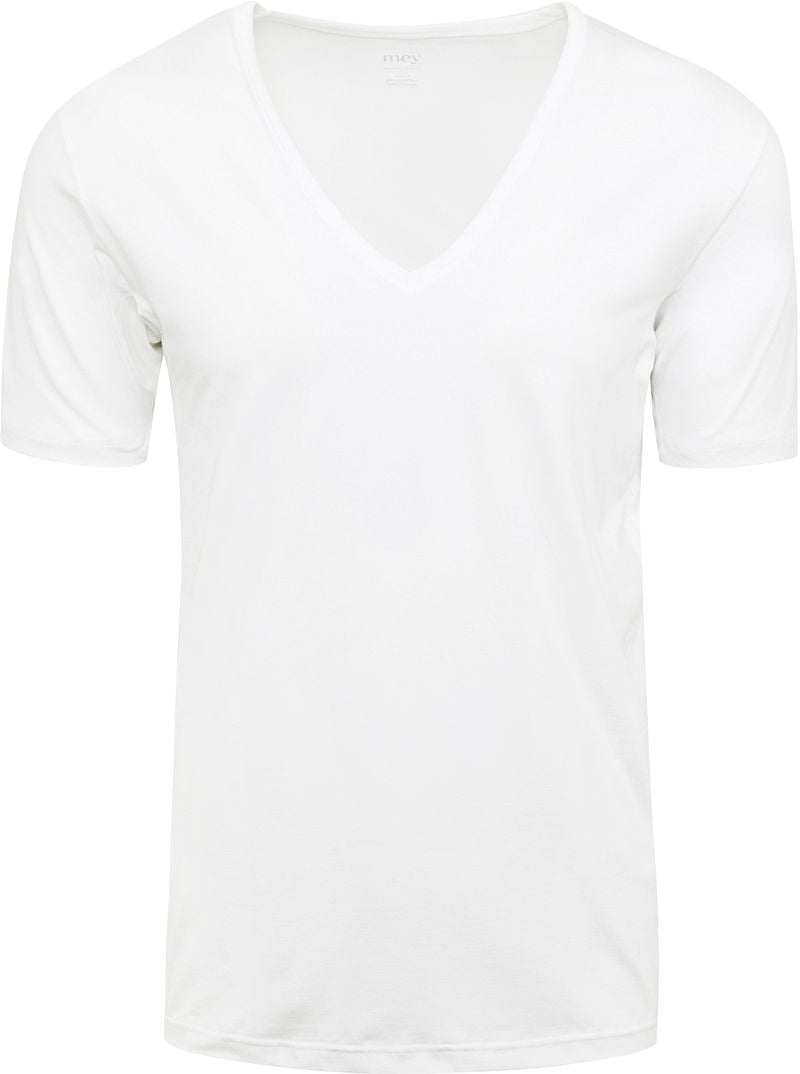 Mey Dry Cotton V-hals T-shirt Wit