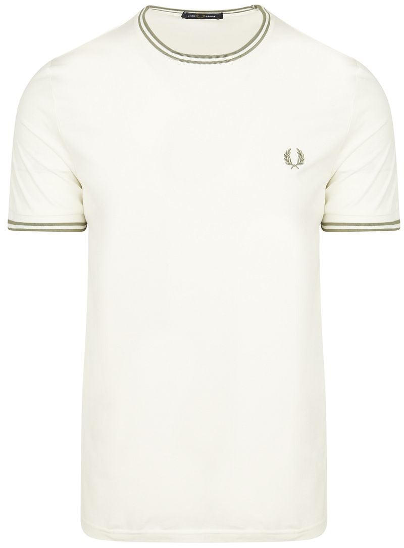 Fred Perry M1588 Twin Tipped T-shirt Off-White