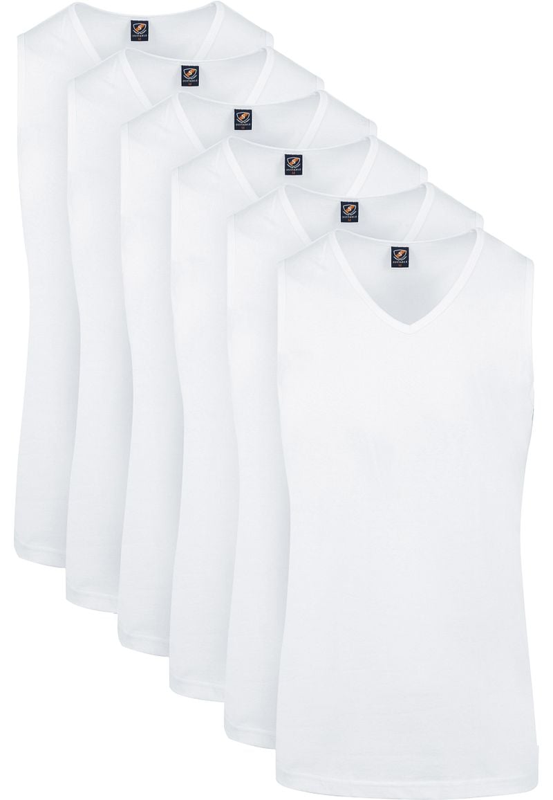 Suitable Viless T-Shirt Mouwloos Wit 6-Pack