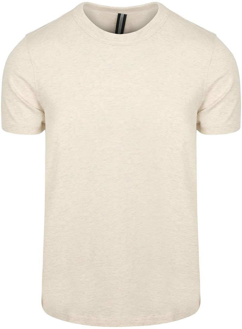 Profuomo T-Shirt Ecru Melange