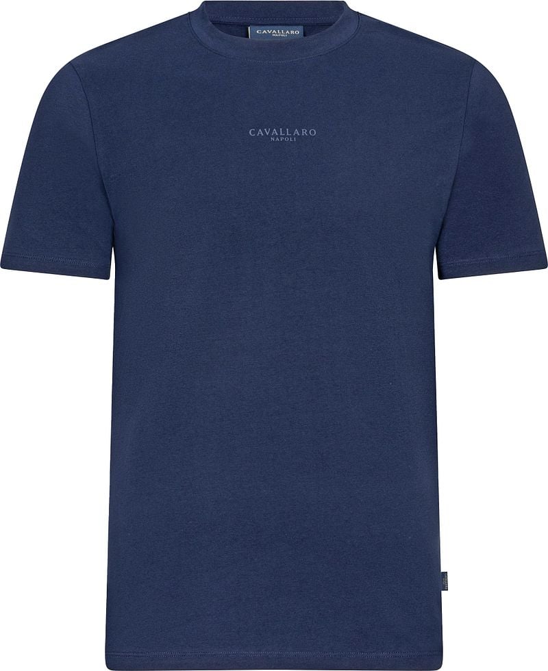 Cavallaro Napoli Cavallaro Darione T-Shirt Logo Navy