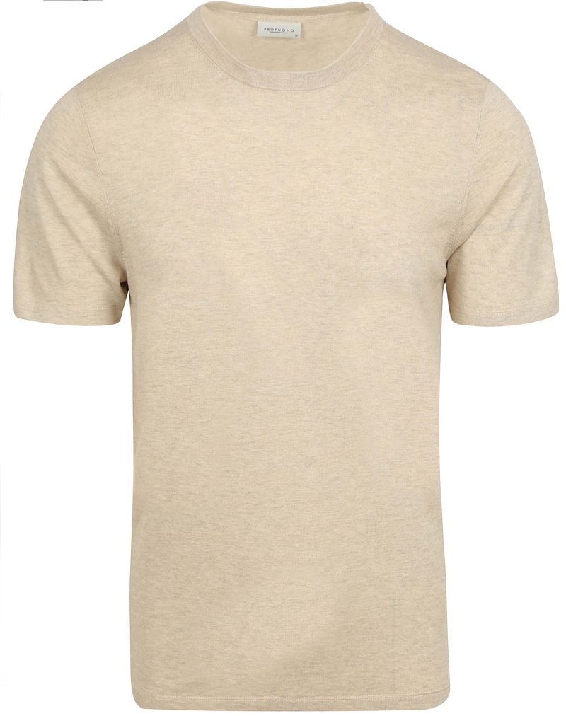Profuomo T-Shirt Knitted Ecru