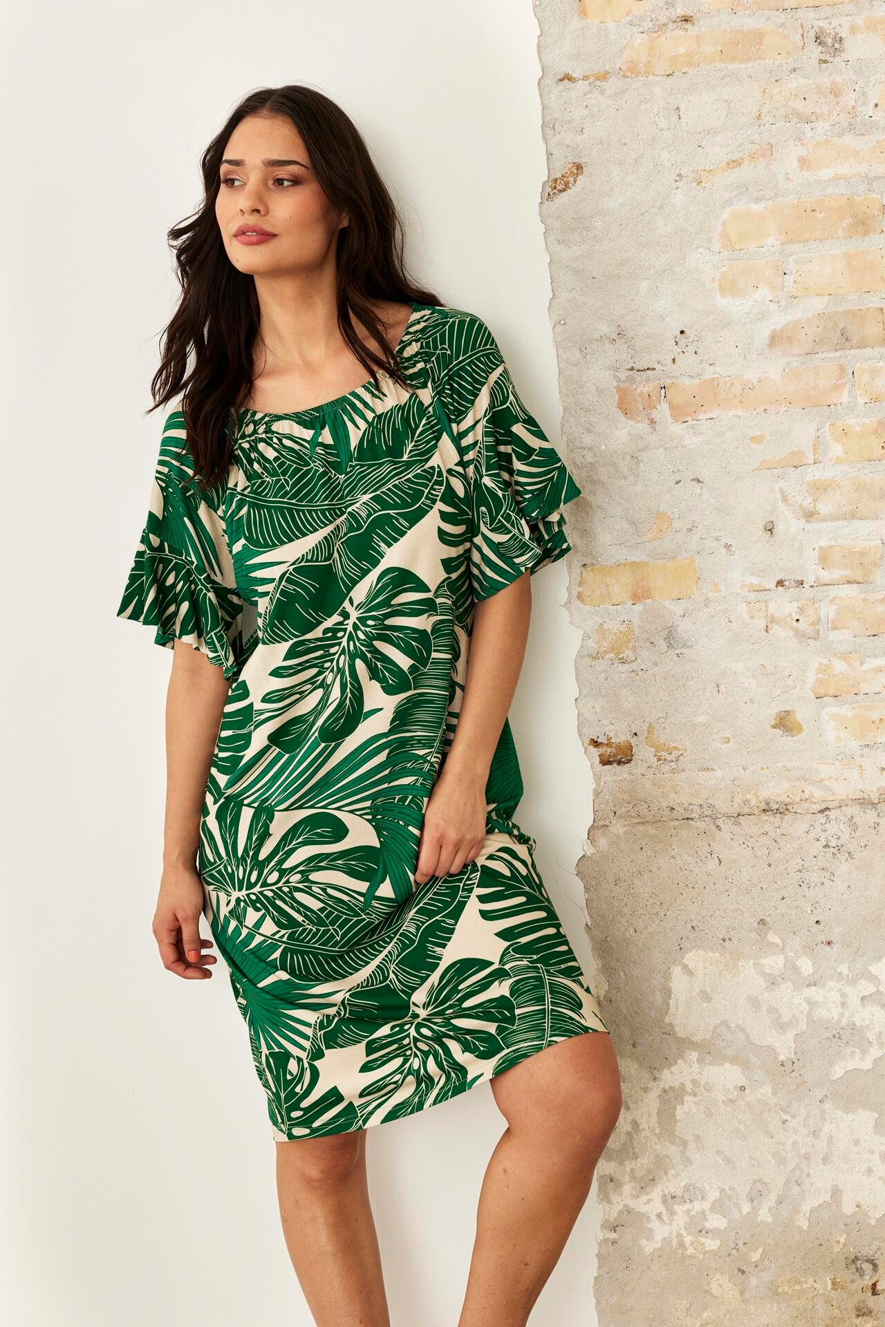 IN FRONT ADVENTURE DRESS 16252 615 (Green 615)