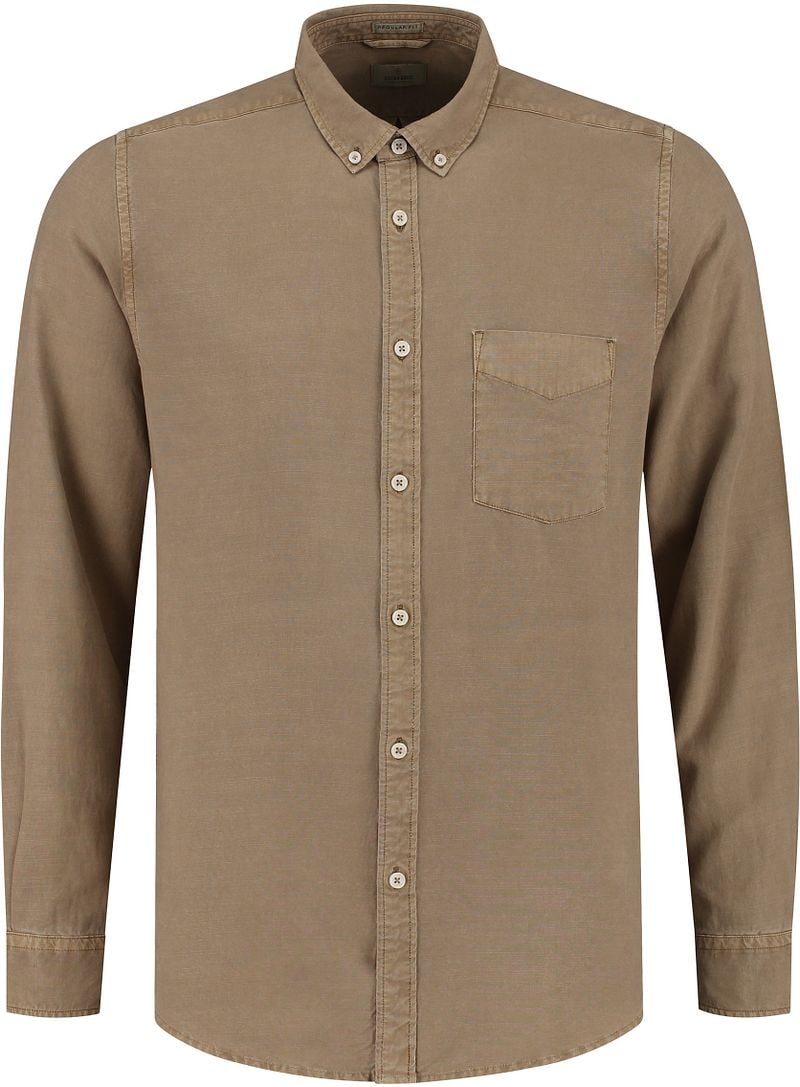 Dstrezzed Overhemd Tencel Bruin