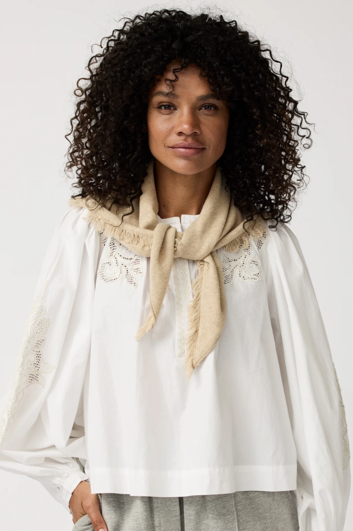 Alchemist Damen vegan Bluse Helen Sehr WeiÃŸ