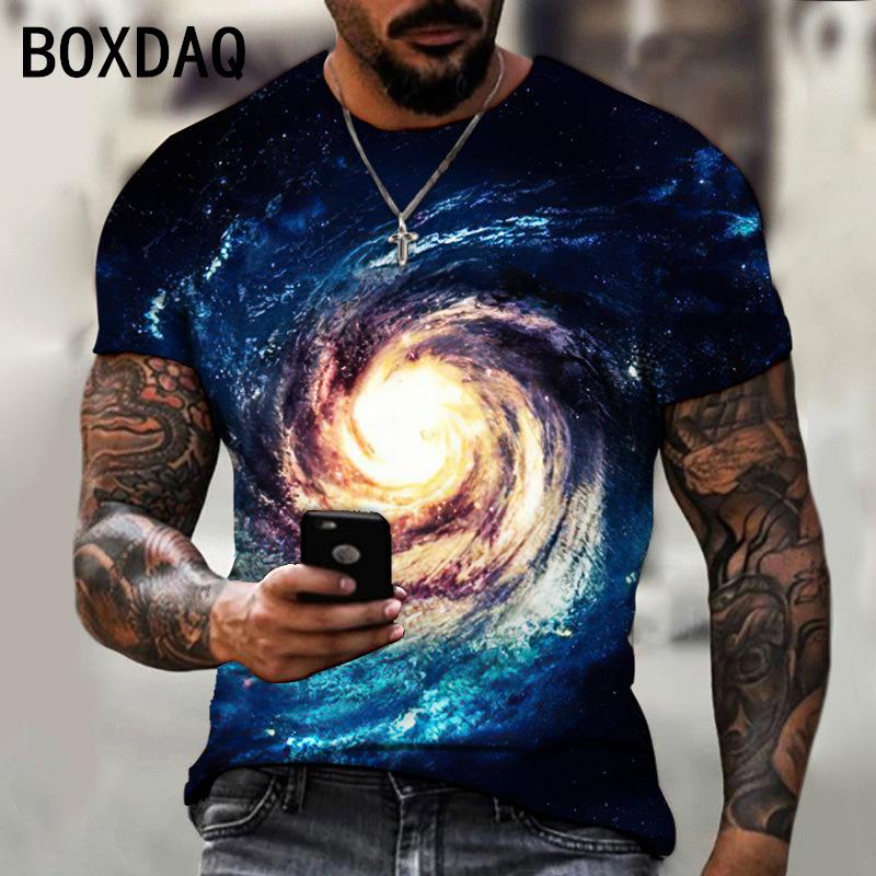 ETST WENDY 05 3D Psychedelische Grafische Print T-shirt Grote Maat Heren Korte Mouw Casual Tops Visueel Feest Abstracte Creativiteit Kunst Print T-shirt S