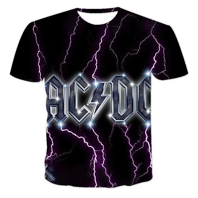 Baibao QIQI Zomer heren T-shirt Korte mouwen Plus Size Hiphop Jeugd heren Rock Band 3d Gedrukt Straat Casual T-shirt XXXL