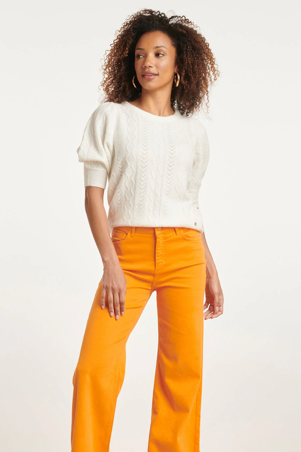 Smashed Lemon 24121 te gebreide trui |