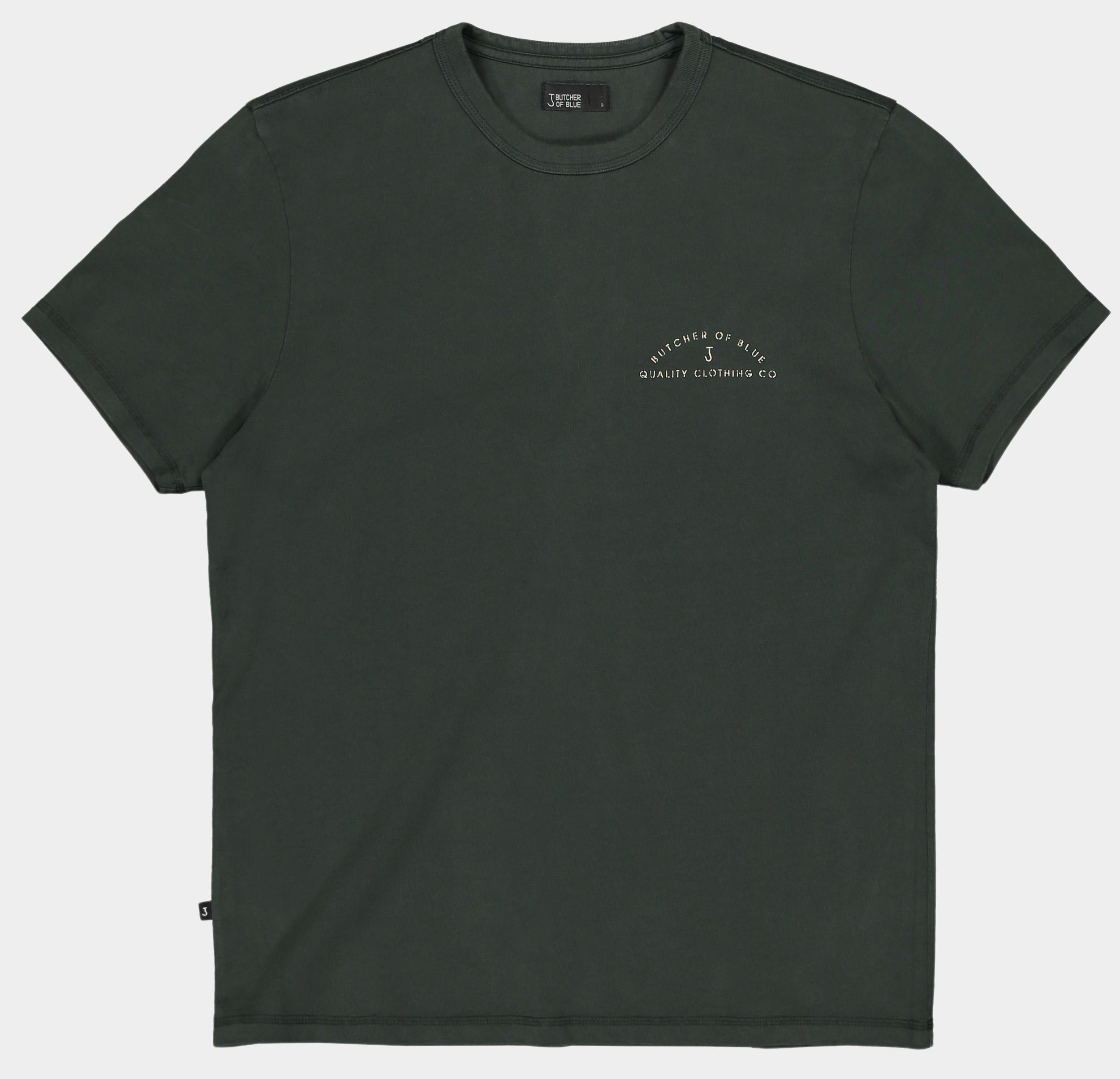 Butcher of Blue T-shirt korte mouw army qcc tee m2522001/754