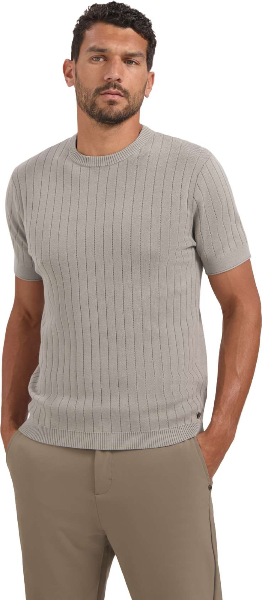 No Excess Pullover short sleeve crewneck soli clay