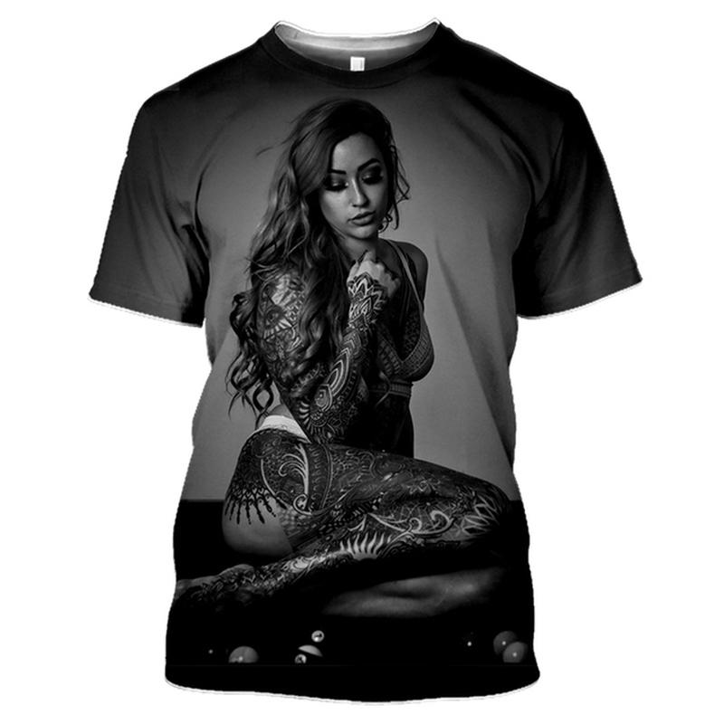 Wengy 2 3D Gedrukte T-shirt Mannen Vrouwen Sexy Godin Harajuku T-shirts Mannen Fashion Casual Streetwear Hip Hop O-hals T-Shirt kleding L