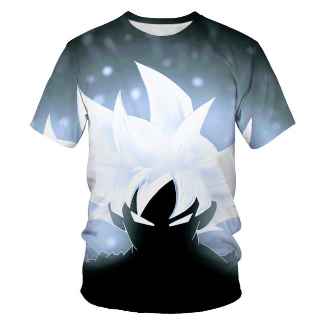 Baibao QIQI Zomer Mode Nieuwe Super Lichtgevende 3D Afdrukken Patroon Heren Jongens Korte Mouw Trend Casual T-shirt Kleding XXS-6XL XL