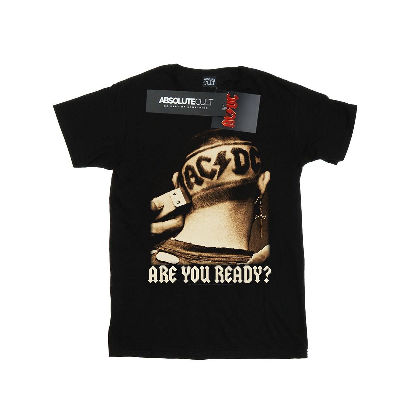 AC/DC Heren Are You Ready Hair Shave T-shirt XL